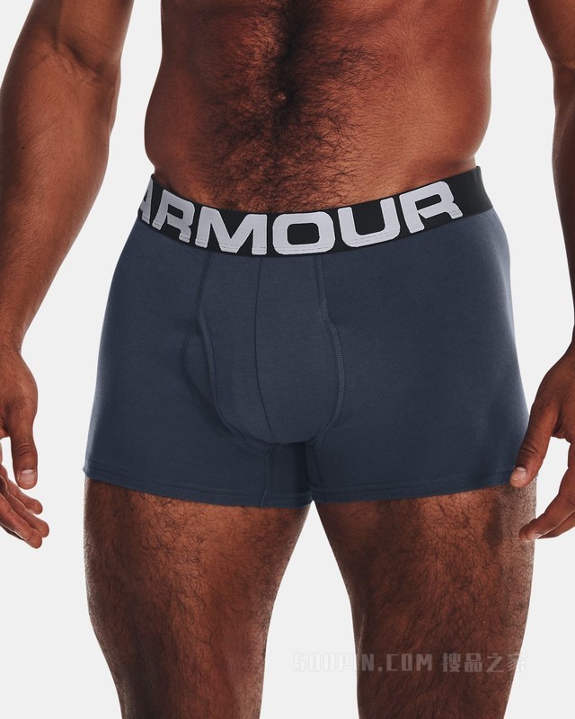 男士Charged Cotton® 3英寸Boxerjock内裤—3条装