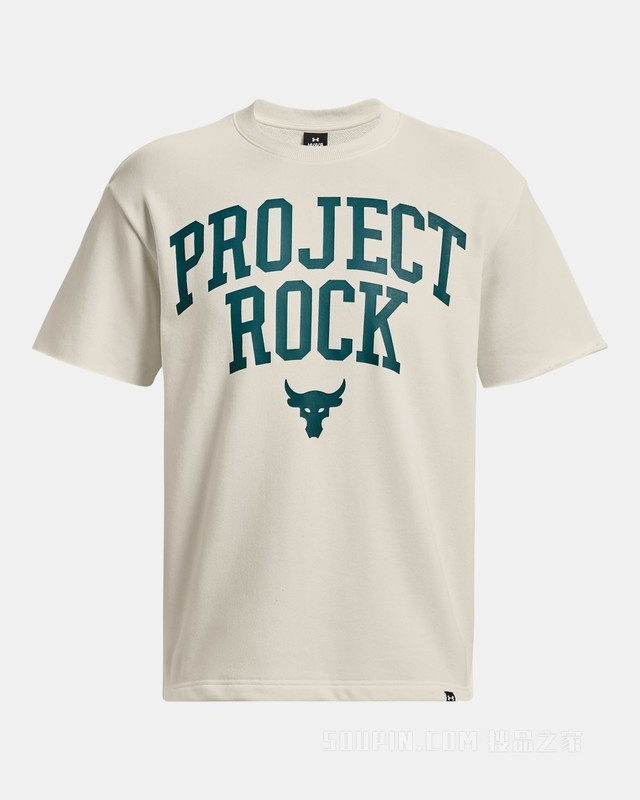 男士Project Rock强森棉织短袖T恤