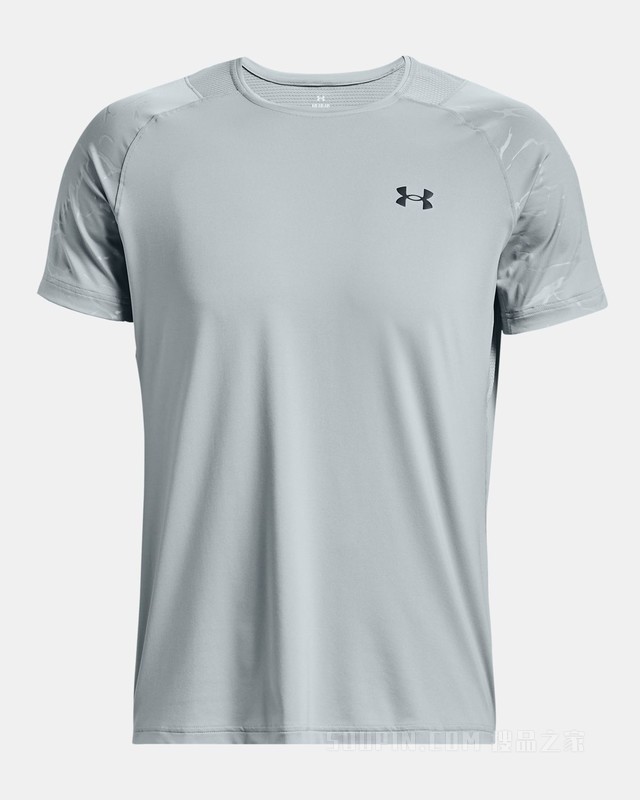 男士UA RUSH压纹短袖T恤