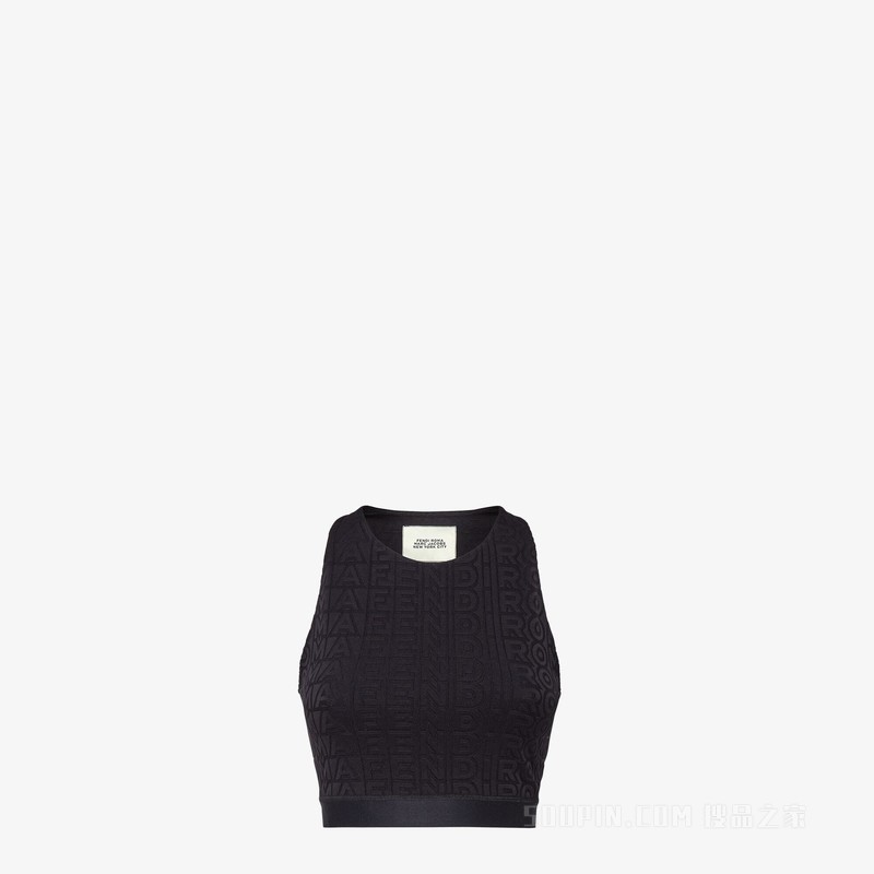 上衣 Fendi Roma胶囊系列黑色提花布料上衣
