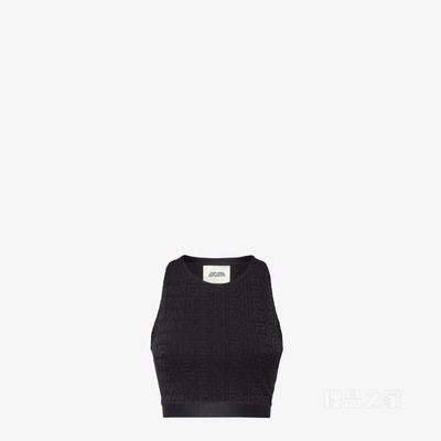上衣 Fendi Roma胶囊系列黑色提花布料上衣