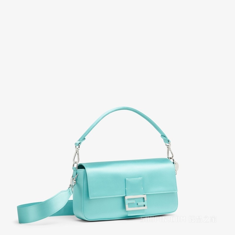 Baguette手袋 Tiffany & Co. X Fendi Tiffany blue™桑蚕丝手袋
