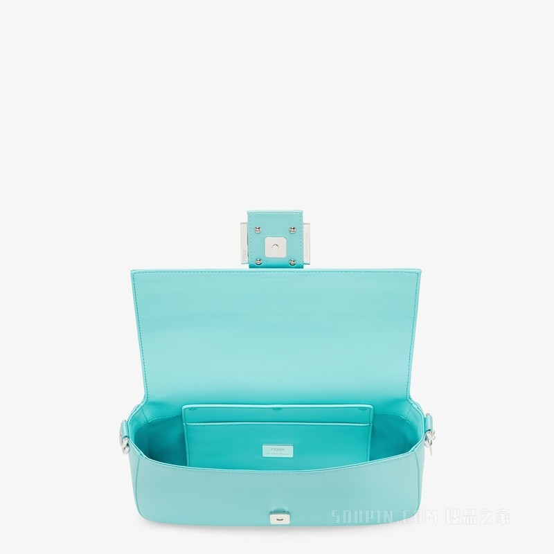 Baguette手袋 Tiffany & Co. X Fendi Tiffany blue™桑蚕丝手袋