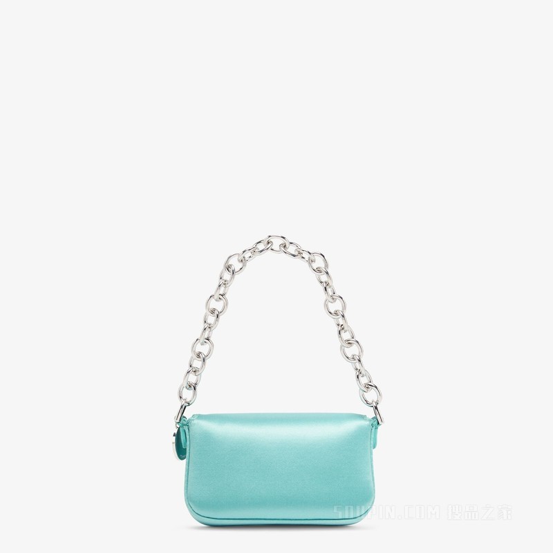 Nano Baguette手袋吊饰 Tiffany & Co. X Fendi Tiffany blue™桑蚕丝吊饰