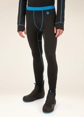 Thermal Pants 黑色再生聚酯纤维裤装