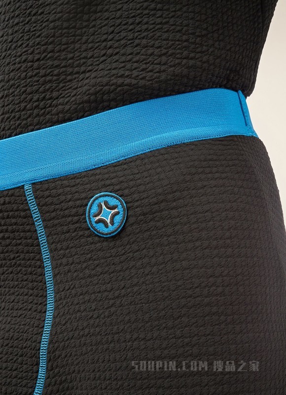 Thermal Pants 黑色再生聚酯纤维裤装