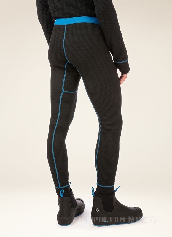 Thermal Pants 黑色再生聚酯纤维裤装