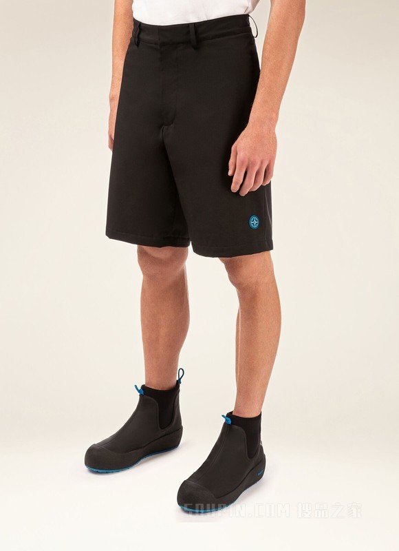 Trekking Shorts 黑色再生尼龙裤装