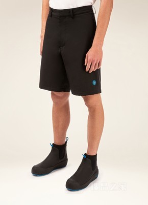 Trekking Shorts 黑色再生尼龙裤装