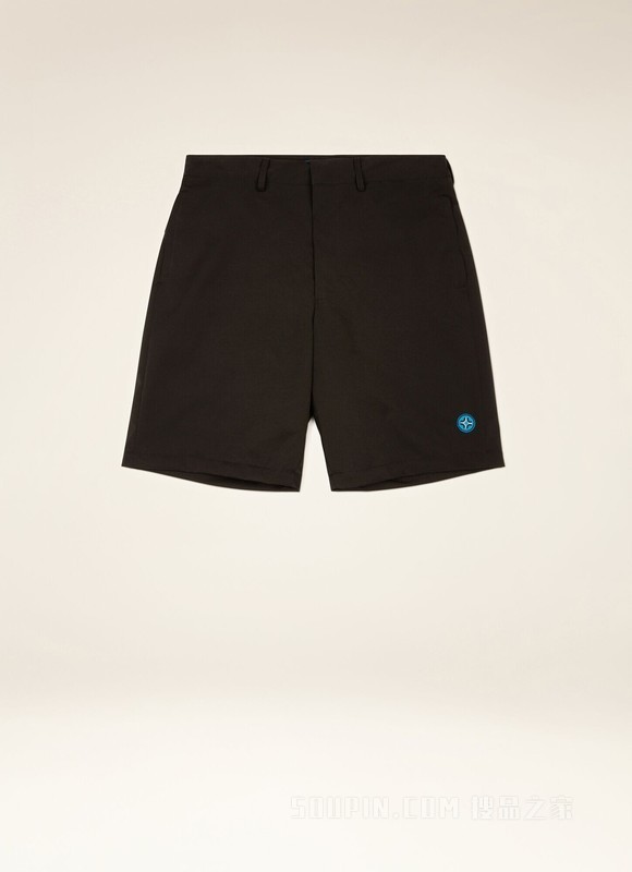 Trekking Shorts 黑色再生尼龙裤装