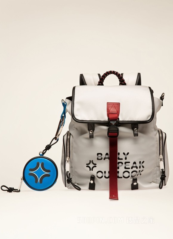 Peakk 白色再生尼龙双肩包