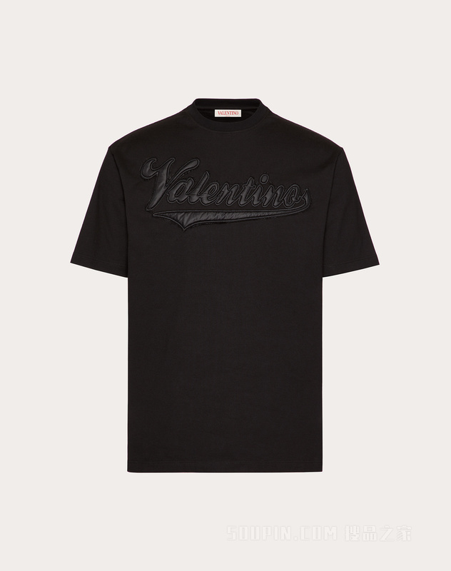 VALENTINO贴饰棉质T恤