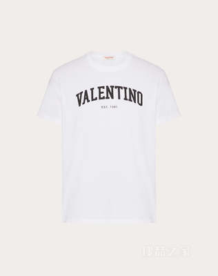 VALENTINO印花棉质T恤