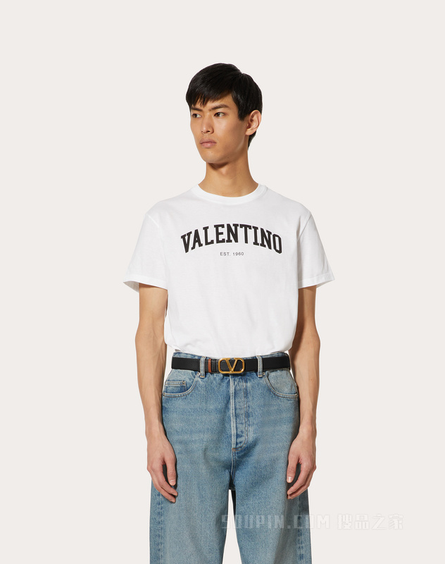 VALENTINO印花棉质T恤