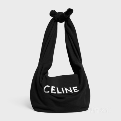SWEAT CELINE印花中号植绒手袋 24675