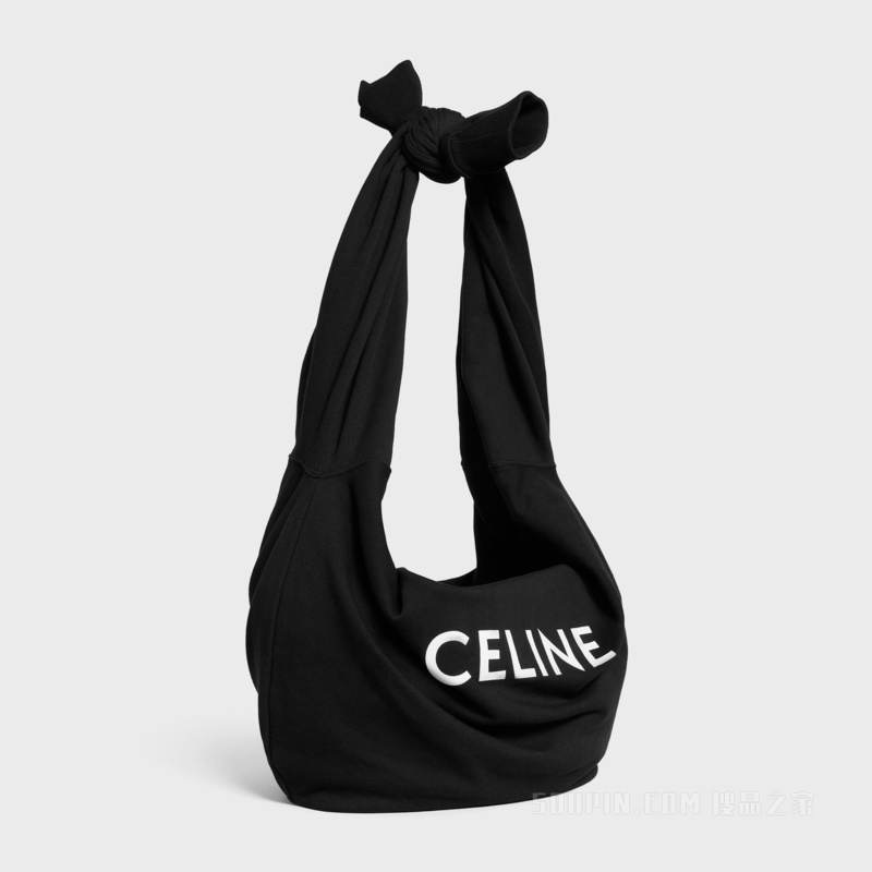SWEAT CELINE印花中号植绒手袋 24675