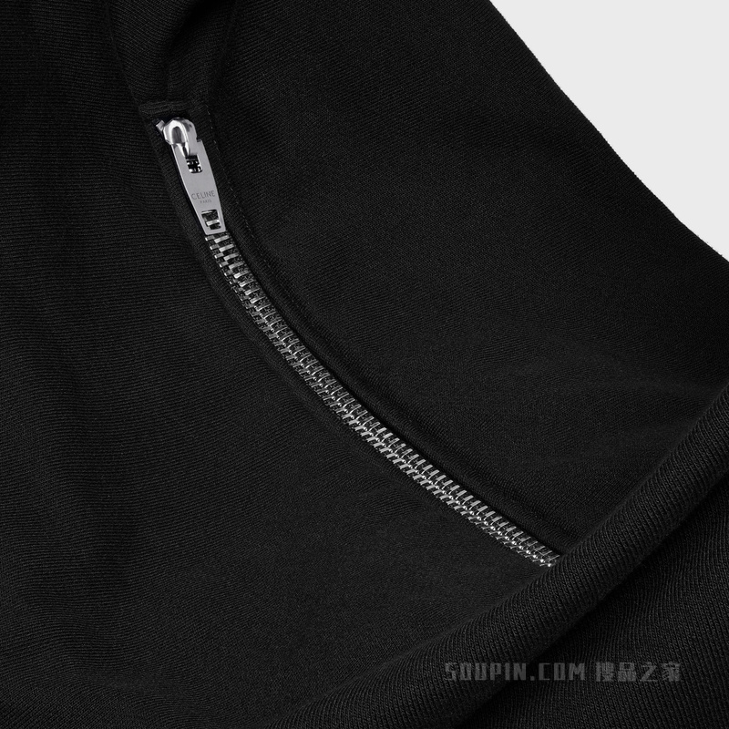 SWEAT CELINE印花中号植绒手袋 24675