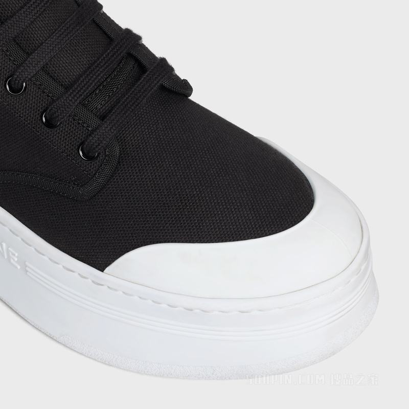 BLOCK TRIOMPHE贴饰人造革运动鞋 24660