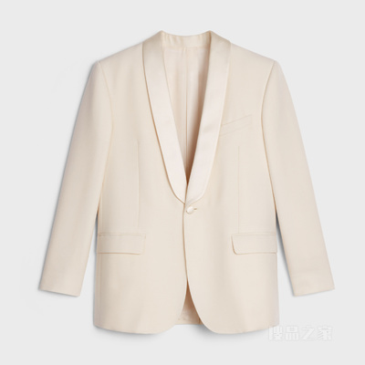 JUDE羊毛马海毛绒绣礼服外套 23743