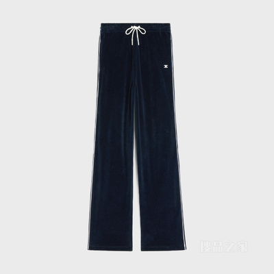 TRIOMPHE丝绒平纹针织慢跑长裤 27117