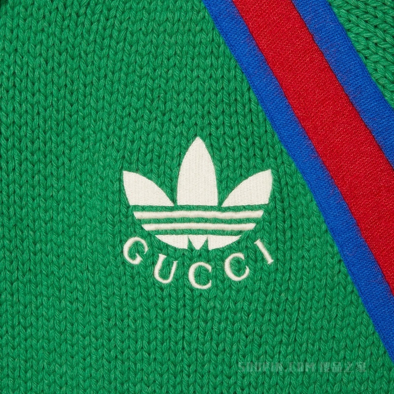 adidas x Gucci联名系列羊毛卫衣 绿色