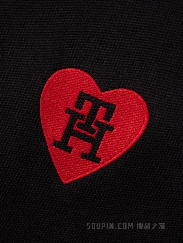 【情人节系列】23新款早春男装爱心刺绣宽松圆领卫衣32372