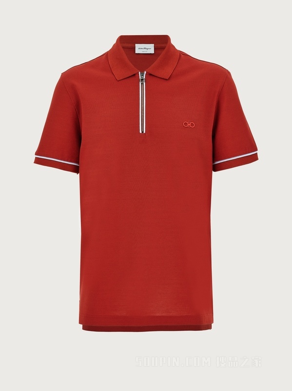 棉质珠地布POLO衫