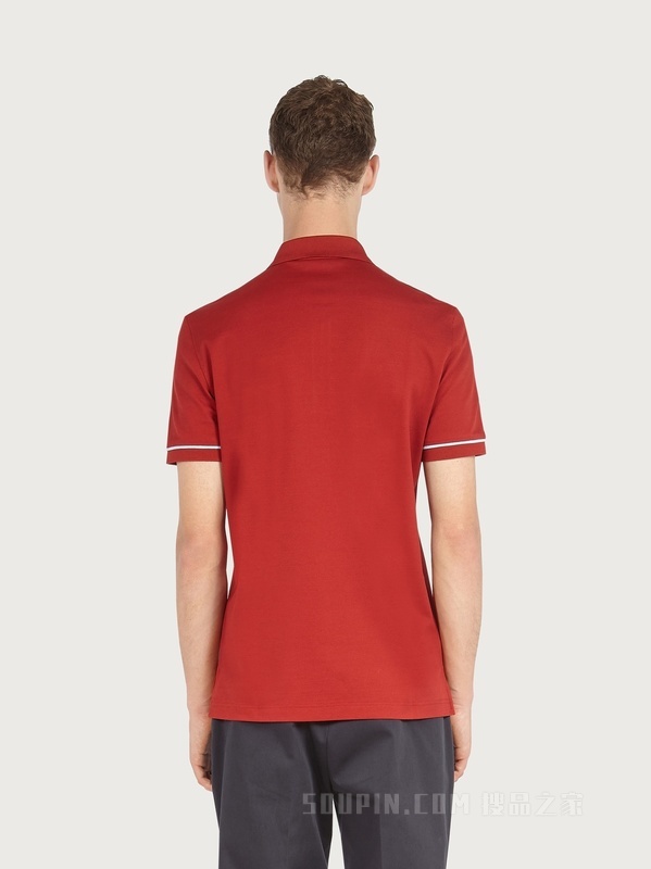 棉质珠地布POLO衫