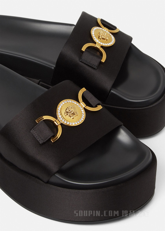 Medusa Biggie防水台拖鞋