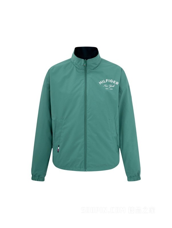 23新款春季男装时尚双面穿胶印LOGO立领夹克外套MW0MW30246