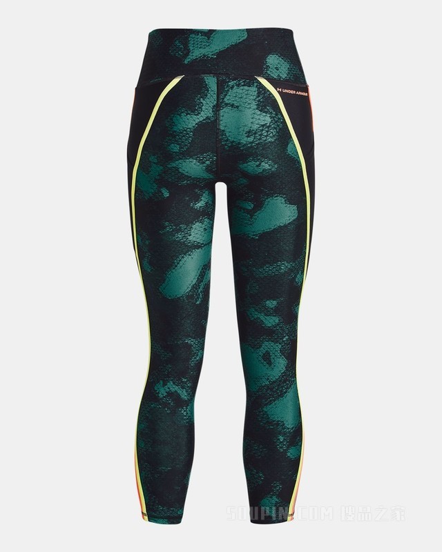 女士Project Rock强森HeatGear®印花紧身九分裤