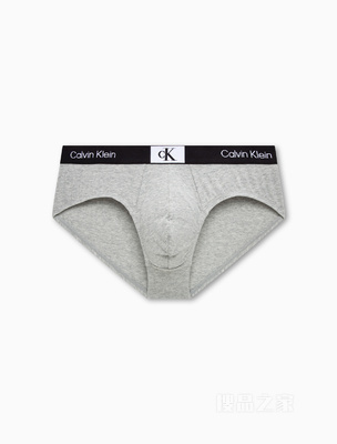 Calvin Klein 23春季新款男士经典循环LOGO棉质透气贴身三角内裤NB3402