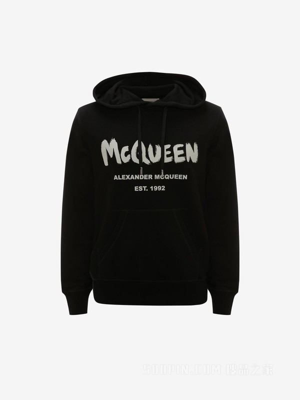 McQueen涂鸦连帽卫衣