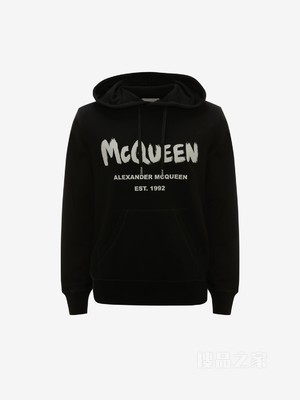 McQueen涂鸦连帽卫衣