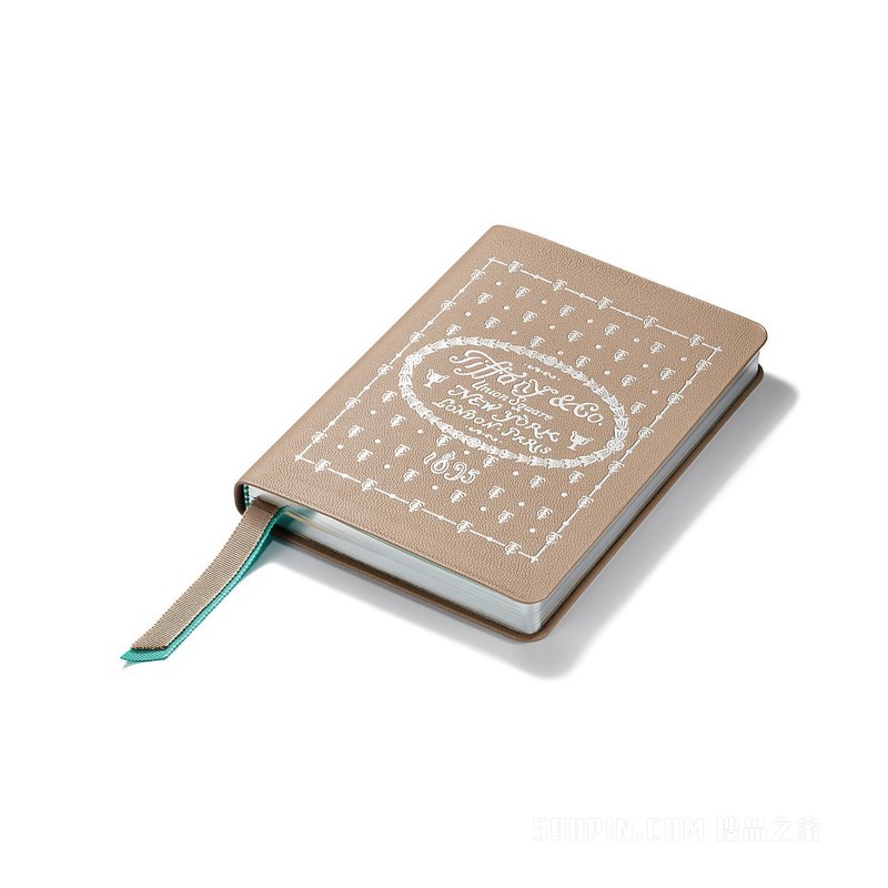 灰褐色皮革笔记本