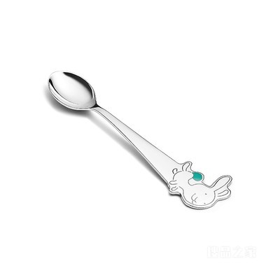 Tiny Tiffany 系列纯银兔子婴儿汤匙