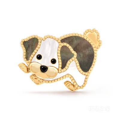 Lucky Animals Bichon Frise胸针