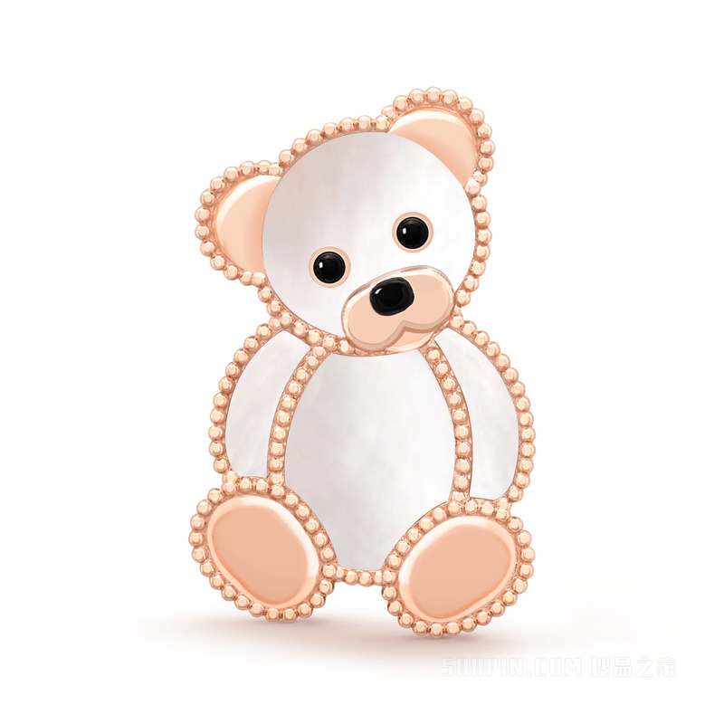 Lucky Animals Teddy Bear胸针