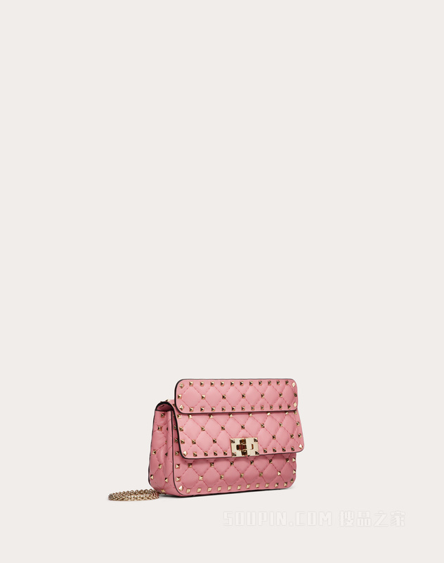 ROCKSTUD SPIKE小号软羊革手袋