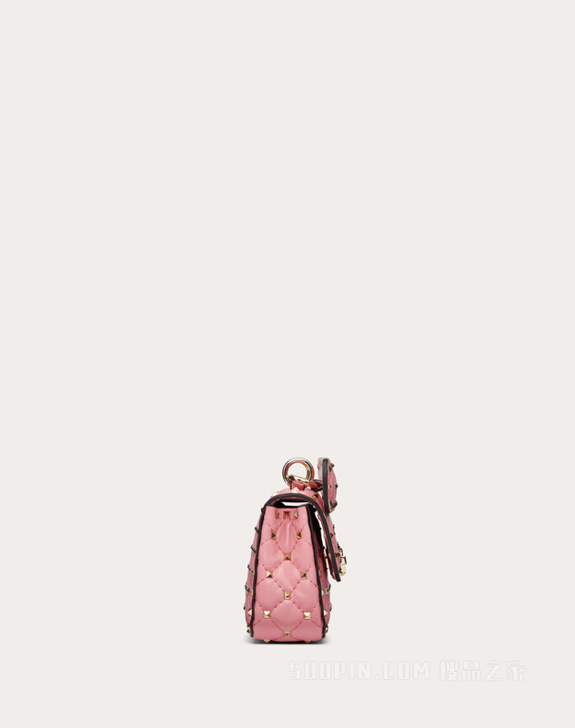 ROCKSTUD SPIKE小号软羊革手袋