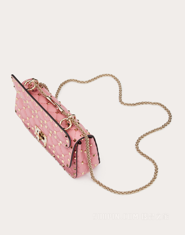 ROCKSTUD SPIKE小号软羊革手袋