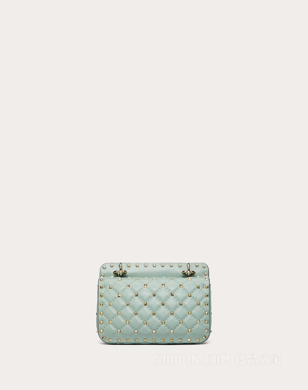 ROCKSTUD SPIKE小号软羊革手袋