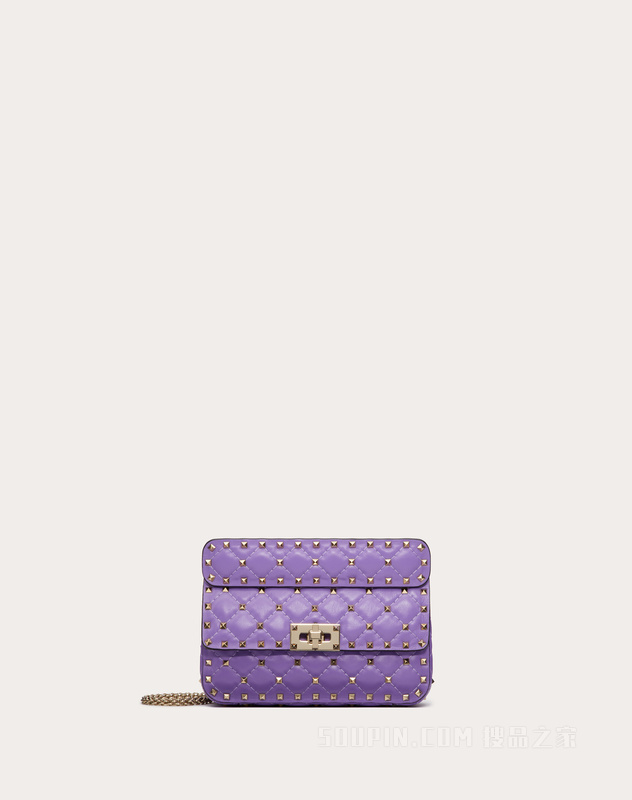 ROCKSTUD SPIKE小号软羊革手袋