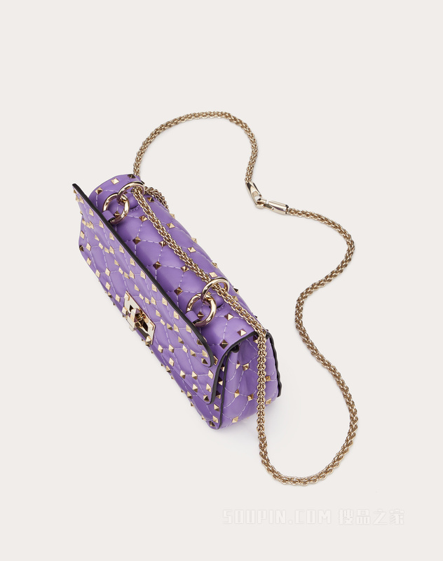 ROCKSTUD SPIKE小号软羊革手袋