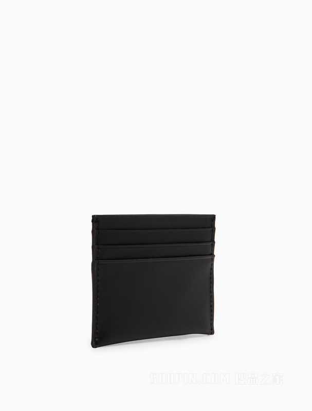 Calvin Klein 23春季男士真皮时尚压纹LOGO多卡位牛皮票夹卡包HP2037