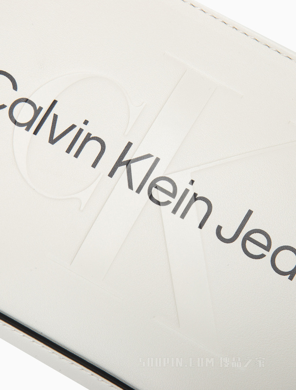 Calvin Klein 23春季新款经典时尚LOGO拉链单肩腋下包法棍包礼物DH3348
