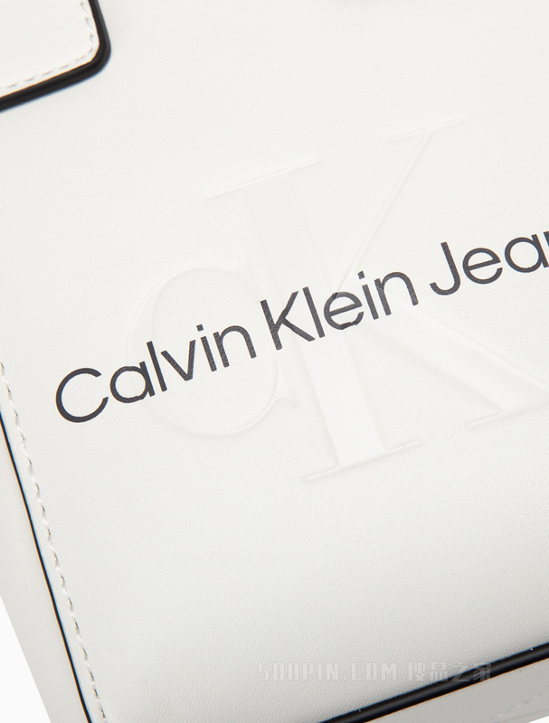 【新年礼物】Calvin Klein 23春季LOGO可拆肩带经典手提迷你托特包DH3318