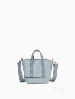 Calvin Klein 23春季新款时尚可拆卸LOGO肩带手提斜挎迷你托特包DH3356