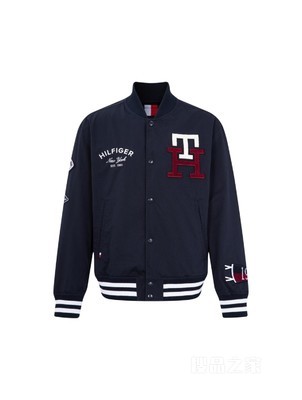 23新款春季男装时尚字母刺绣棒球领单夹克外套MW0MW32758