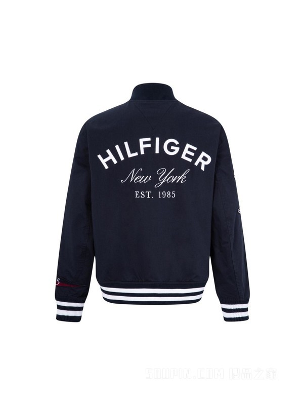 23新款春季男装时尚字母刺绣棒球领单夹克外套MW0MW32758